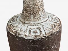  Sejer Keramikfabrik Fridtjof Sejersen Table Lamp Brown Ceramic Denmark 1960s - 4480085