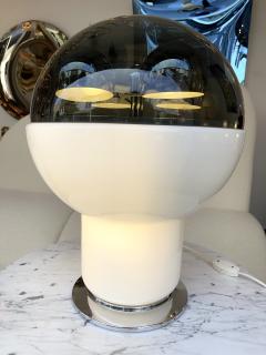  Selenova Space Age Lamp Murano Glass Metal and Lucite by Selenova Italy 1970s - 2053223