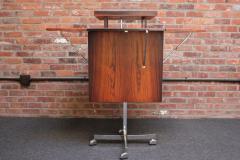  Selig Furniture Co Danish Rosewood and Chrome Selectform Magic Cube Mobile Bar by Poul N rreklit - 3311925