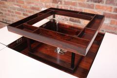  Selig Furniture Co Danish Rosewood and Chrome Selectform Magic Cube Mobile Bar by Poul N rreklit - 3311929