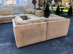  Selig Furniture Co Magnificent 10 Piece Milo Baughman style Cube Sectional Sofa Selig Mid Century - 3422046