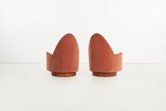  Selig Furniture Co Pair of Selig Swivel Lounge Chairs 1965 - 4319244