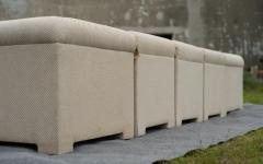  Selig Furniture Co Selig Large 7 Piece Sectional or Modular Parsons Sofa Set Mid Century Modern - 4302342