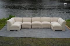  Selig Furniture Co Selig Large 7 Piece Sectional or Modular Parsons Sofa Set Mid Century Modern - 4302399