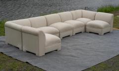  Selig Furniture Co Selig Large 7 Piece Sectional or Modular Parsons Sofa Set Mid Century Modern - 4302402