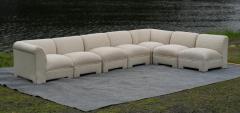  Selig Furniture Co Selig Large 7 Piece Sectional or Modular Parsons Sofa Set Mid Century Modern - 4302431