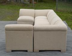  Selig Furniture Co Selig Large 7 Piece Sectional or Modular Parsons Sofa Set Mid Century Modern - 4302456