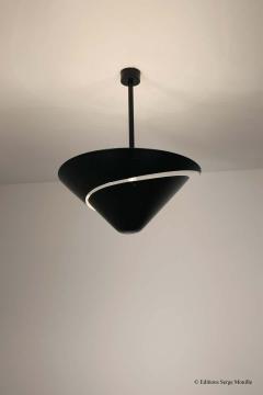  Serge Mouille USA Large Serge Mouille Snail Ceiling Lamp - 1816809