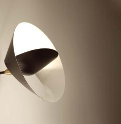  Serge Mouille USA Serge Mouille Saturn Wall Lamp in Black - 1808283