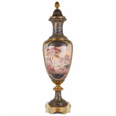  Sevres Manufacture Nationale de S vres A large S vres style mounted and gilt painted porcelain vase - 2761130