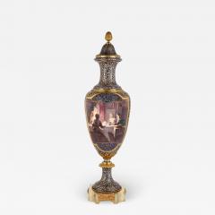  Sevres Manufacture Nationale de S vres A large S vres style mounted and gilt painted porcelain vase - 2766301