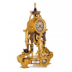  Sevres Manufacture Nationale de S vres S vres style gilt bronze mounted porcelain clock set - 1274507