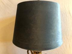  Sevres Manufacture Nationale de S vres Sevres Style Cobalt Blue Porcelain Bronze Swan Handle Urn Mounted as a Lamp - 1292377
