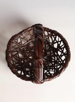  Sh insai Wide Handled Basket 1930s - 4439725