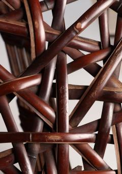  Sh insai Wide Handled Basket 1930s - 4439726