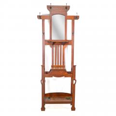  Shapland Petter Shapland Petter A Nice Quality Simple Arts Crafts Oak Hallstand - 4236581