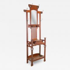  Shapland Petter Shapland Petter A Nice Quality Simple Arts Crafts Oak Hallstand - 4237621