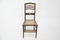  Shapland Petter Shapland Petter An Arts Crafts Inlaid Oak Side Chair with a Pierced Heart - 4185965
