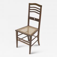  Shapland Petter Shapland Petter An Arts Crafts Inlaid Oak Side Chair with a Pierced Heart - 4232897