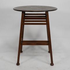  Shapland Petter Shapland Petter An Arts Crafts Oak Side Table with a Hammered Copper Top - 4186087
