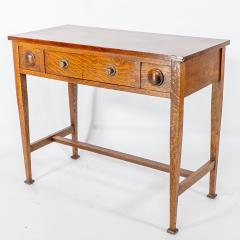  Shapland Petter Shapland Petter An Oak Arts Crafts Hall side Table or Small Desk - 4186096