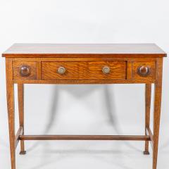  Shapland Petter Shapland Petter An Oak Arts Crafts Hall side Table or Small Desk - 4186105