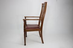  Shapland Petter Shapland Petter Three Arts Crafts Oak Dining Armchairs - 4186109