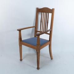  Shapland Petter Shapland Petter a Good Quality Set of Six Arts Crafts Oak Dining Chairs - 4185903