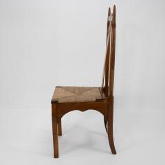  Shapland Petter Shapland Petter a Pair of Arts Crafts Oak Dining Chairs with Pierced Hearts - 4185866