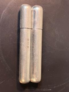  Sheffield 1930s SHEFFIELD HALLMARKED CIGAR HOLDER FLASK - 3047069