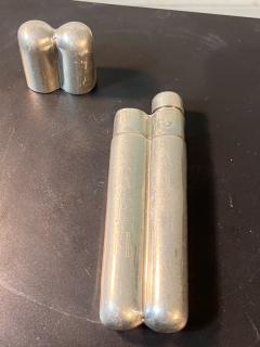  Sheffield 1930s SHEFFIELD HALLMARKED CIGAR HOLDER FLASK - 3047071