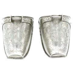  Sheffield 19th Century English Plate Pair Wall Sconce Vase - 2716980