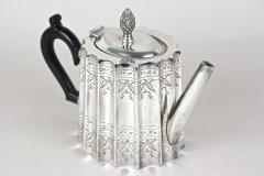  Sheffield Art Nouveau Silverplated Sheffield Coffee Tea Service by Edward UK ca 1920 - 4806428
