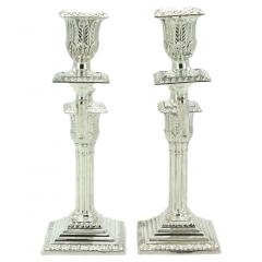  Sheffield Old Sheffield English Plate Piano Candlestick - 2717038