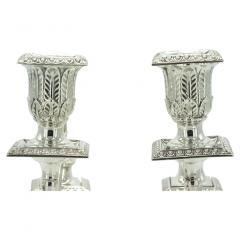  Sheffield Old Sheffield English Plate Piano Candlestick - 2717040