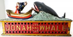  Shepard Hardware Company Jonah and The Whale Mechanical Bank American Circa 1890 - 531619