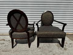  Sherrill Furniture Co Pair of Modern Sculpted Style Bergeres by Sherrill Furniture - 4523731
