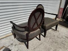  Sherrill Furniture Co Pair of Modern Sculpted Style Bergeres by Sherrill Furniture - 4523751