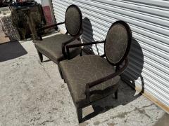  Sherrill Furniture Co Pair of Modern Sculpted Style Bergeres by Sherrill Furniture - 4523752