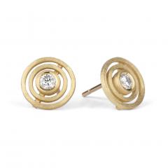  Shimell Madden Shimell Madden Diamond Double Nova Gold Studs - 4812093