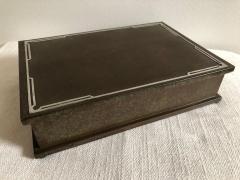  Silvercrest Bronze Silver Crest Mens Humidor Box Bronze and Sterling - 1529037