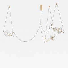  Silvio Mondino Studio Chemistry Trapezi Three Chandelier - 2244559