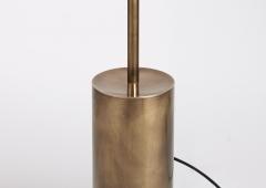  Silvio Mondino Studio Grandine Aged Five Lights contemporary Floor Lamp Aged Brass Handblown Glass - 1998740