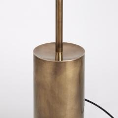  Silvio Mondino Studio Grandine Three Lights Aged Brushed Brass Minimal Sculptural Floor Lamp - 2011314