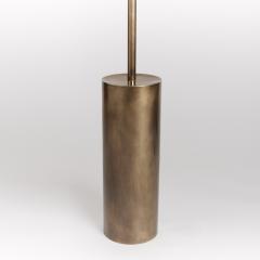  Silvio Mondino Studio Grandine Three Lights Aged Brushed Brass Minimal Sculptural Floor Lamp - 2011316