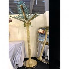  SimoEng 70s Vintage Palm Murano Glass Floor Lamp - 3606916