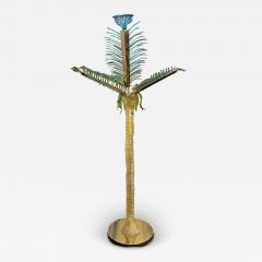  SimoEng 70s Vintage Palm Murano Glass Floor Lamp - 3611164