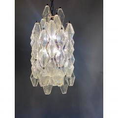  SimoEng A Pair of Champagne Poliedro Murano Glass Chandelier - 3483484
