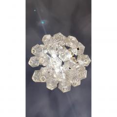  SimoEng A Pair of Champagne Poliedro Murano Glass Chandelier - 3483491