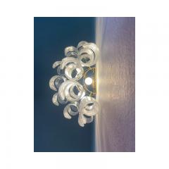  SimoEng A Pair of Contemporary Transparent Ricci Murano Glass - 3233323